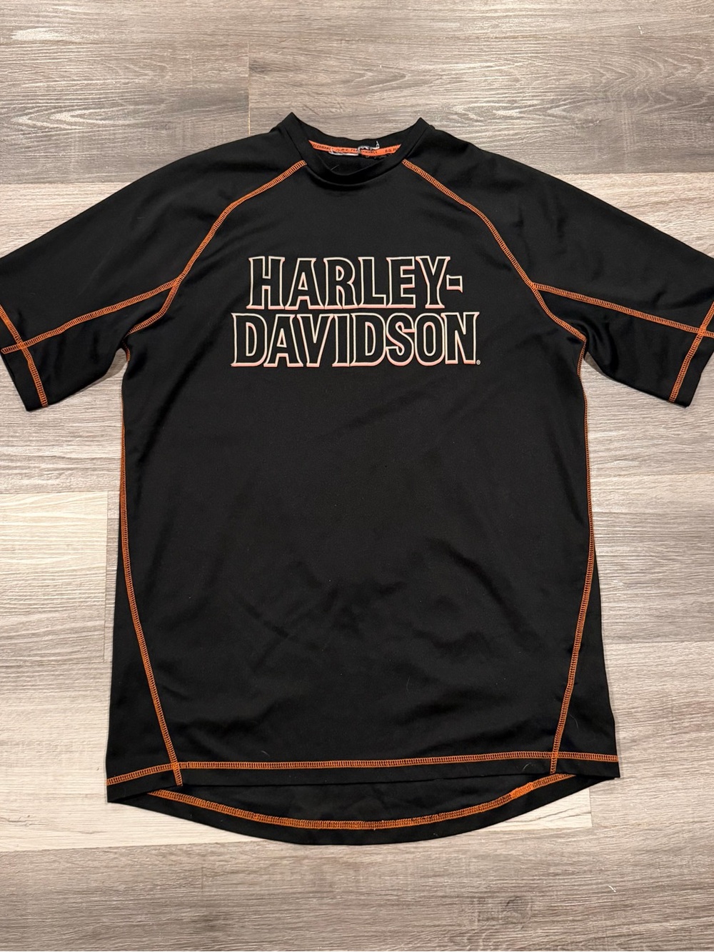 Harley-Davidson Men’s Black Short Sleeve Performance T-Shirt Biker Size Medium